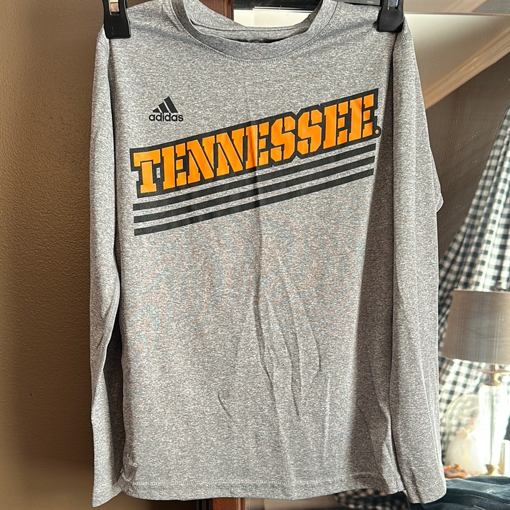 Adidas Kids Gray Tennessee Long Sleeve Shirt